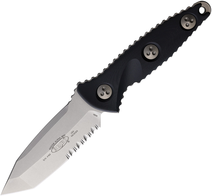 Microtech Socom Alpha Mini T/E SW PS Microtech Socom Alpha Mini T/E SW PS