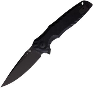 Spartan Blades POROS Linerlock Black (3.75″)