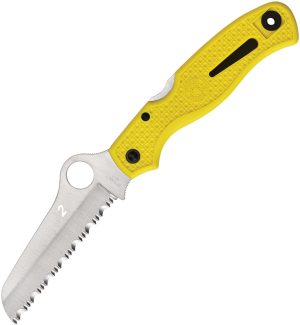 Spyderco Atlantic Salt Lockback Yellow (3.5″)