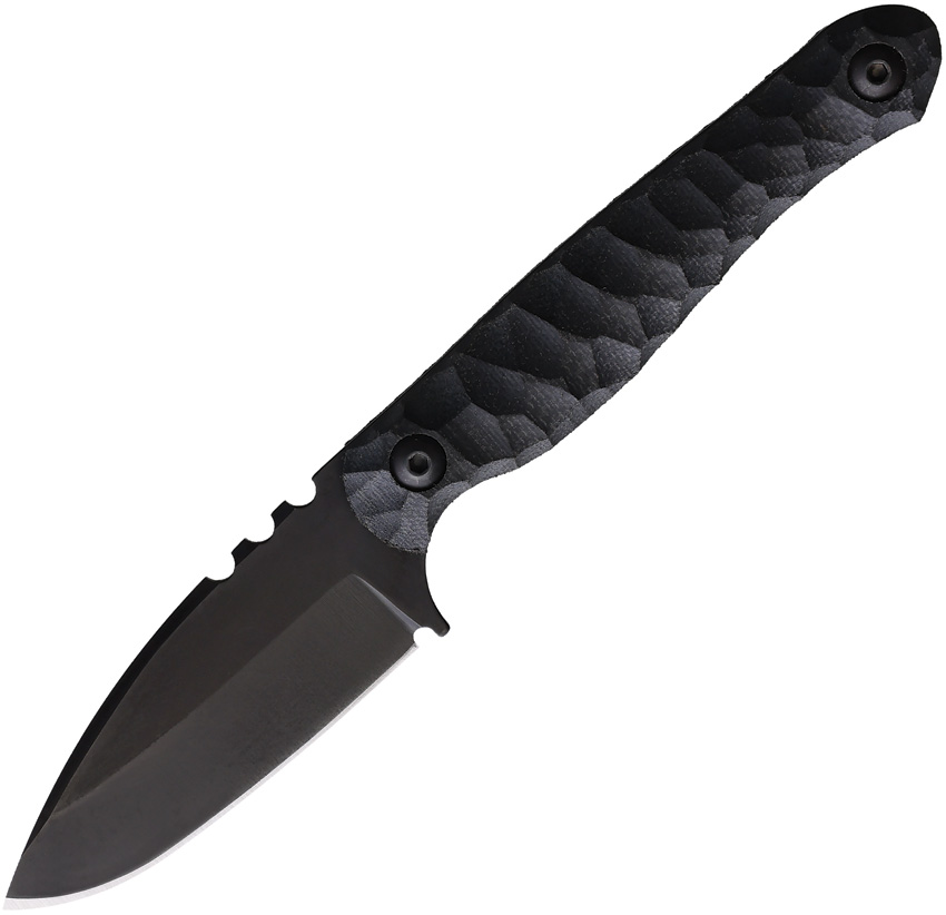 Wachtman Knife & Tool Eddy 2 Fixed Blade Black (2.88")