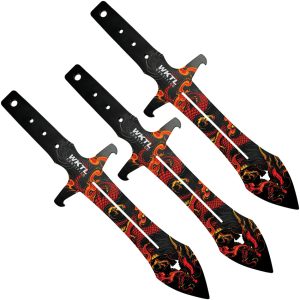 Toro Knives Maximo Throwing Knives Fire (3″)