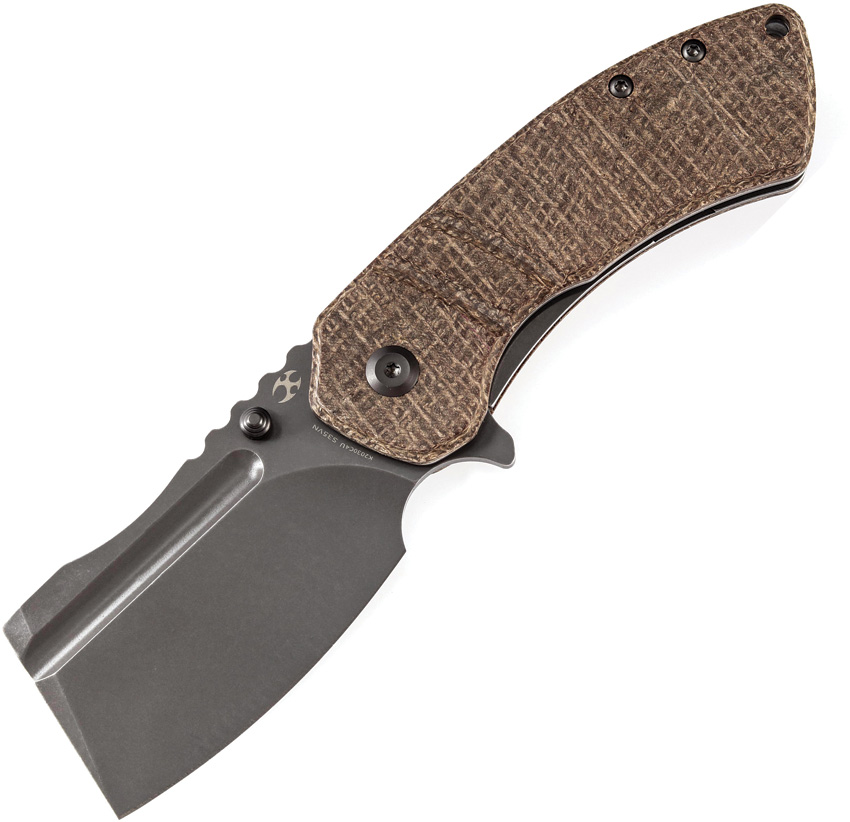 Kansept Knives M+ Korvid Linerlock Burlap Mic for Sale $84.00