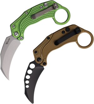 Reate Knives EXO-K Button Lock Green