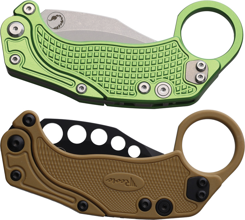 Reate Knives EXO-K Button Lock Green Reate Knives EXO-K Button Lock Green