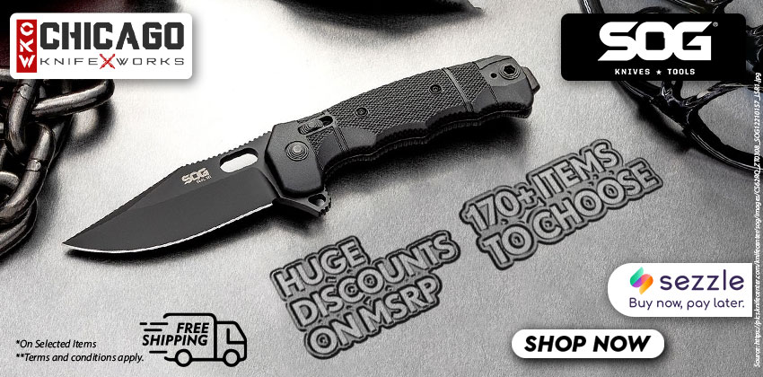 SOG Specialty Knives & Tools for Sale + Free Shipping
