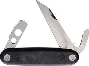 American Service Knife The Iron Sides Folder Seax CF