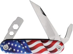 American Service Knife The Iron Sides Folder Seax Flg
