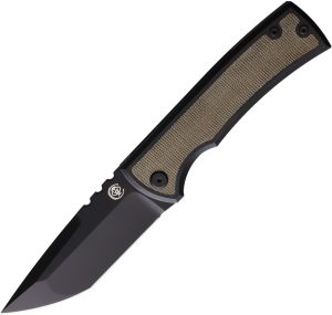 Chaves Knives Kickstop Framelock Tanto Grn
