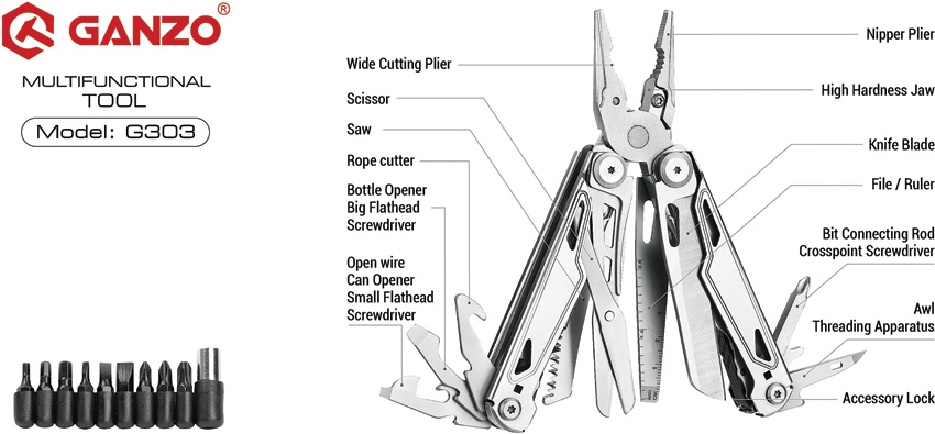 Ganzo Knives Multi Tool Ganzo Knives Multi Tool