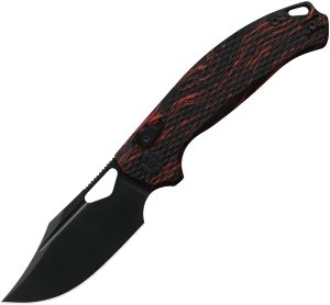 Kunwu Knives DJANGO Crossbar Lock Red/Blk