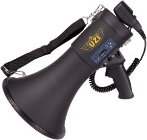 Uzi Megaphone with Siren
