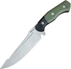 Begg Knives Alligator Fixed Blade Green