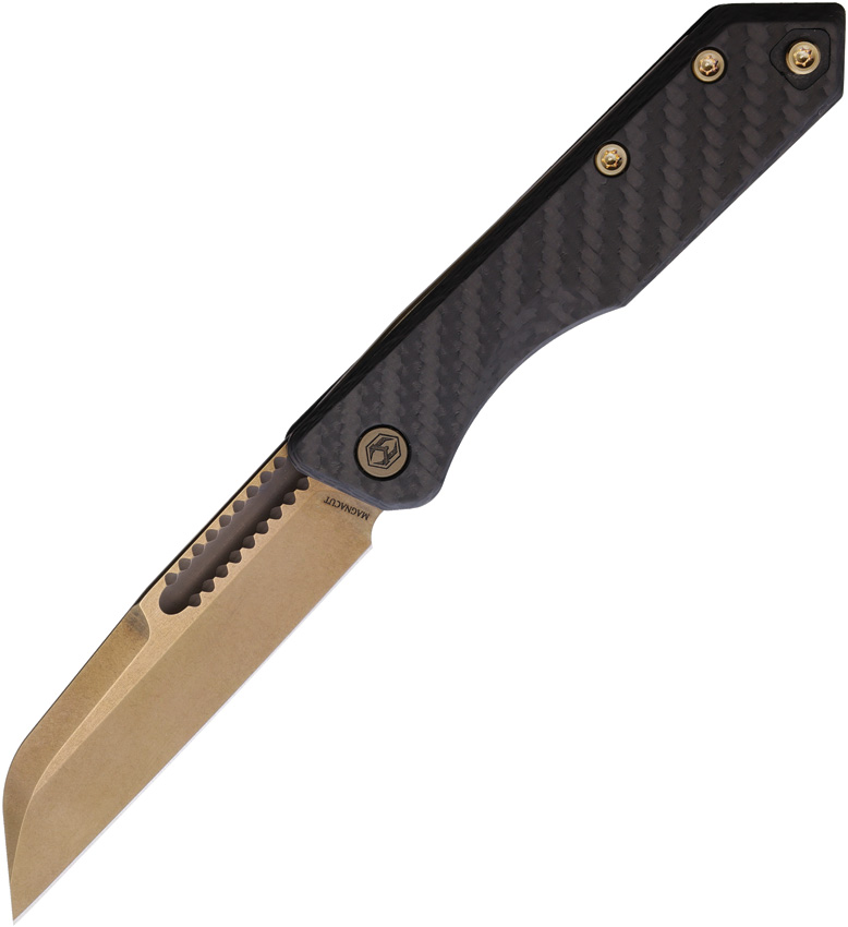 Heretic Knives Jinn Slip Joint Bronze CF Heretic Knives Jinn Slip Joint Bronze CF