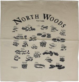 North Woods Field Guides Animal Scat Bandana Tan