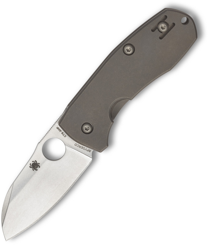 Spyderco Techno 2 Knife Titanium Spyderco Techno 2 Knife Titanium