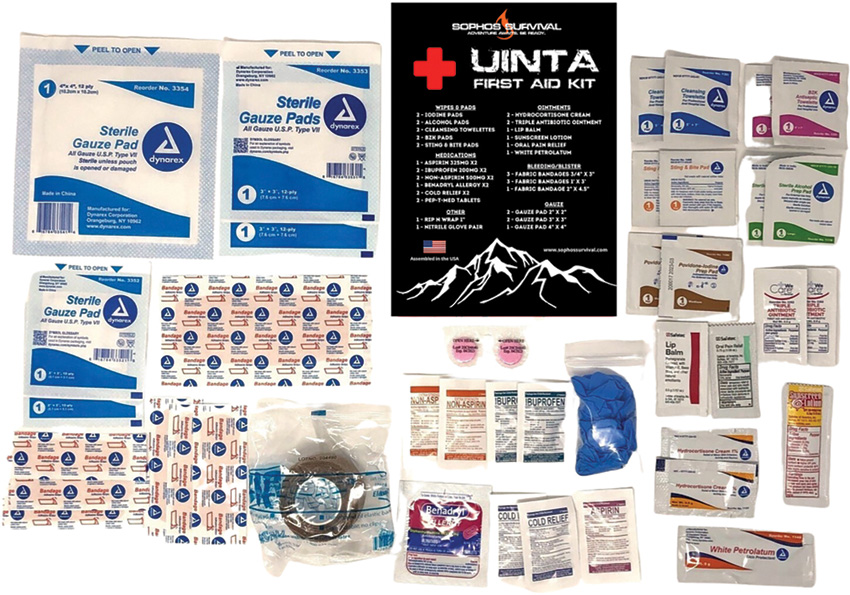 Sophos Survival Uinta Basic First Aid Kit Sophos Survival Uinta Basic First Aid Kit