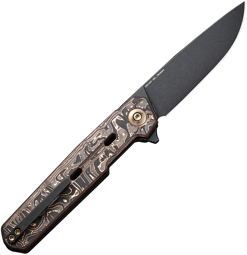 We Knife Co Ltd Navo Linerlock Copper Foil We Knife Co Ltd Navo Linerlock Copper Foil