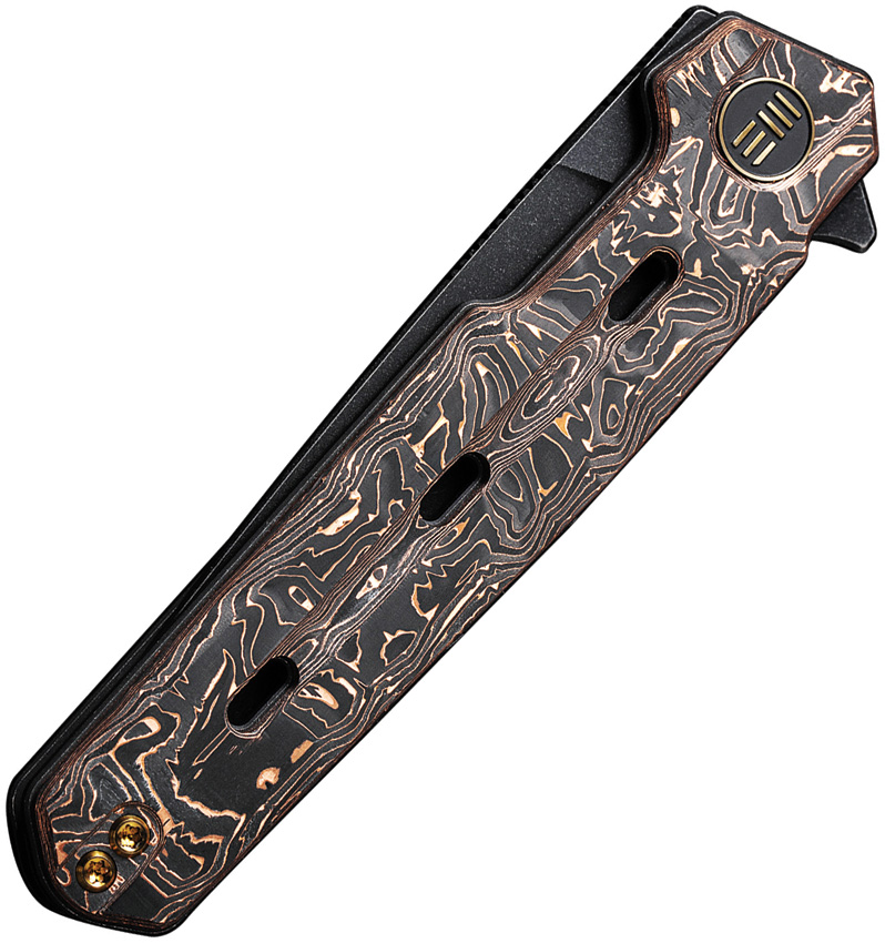 We Knife Co Ltd Navo Linerlock Copper Foil We Knife Co Ltd Navo Linerlock Copper Foil