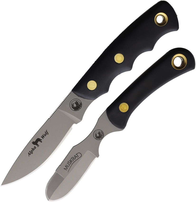 Knives Of Alaska Alpha Wolfe/Muskrat Combo Knives Of Alaska Alpha Wolfe/Muskrat Combo