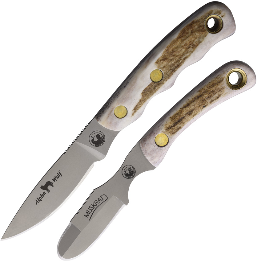 Knives Of Alaska Alpha Wolfe/Muskrat Combo Knives Of Alaska Alpha Wolfe/Muskrat Combo