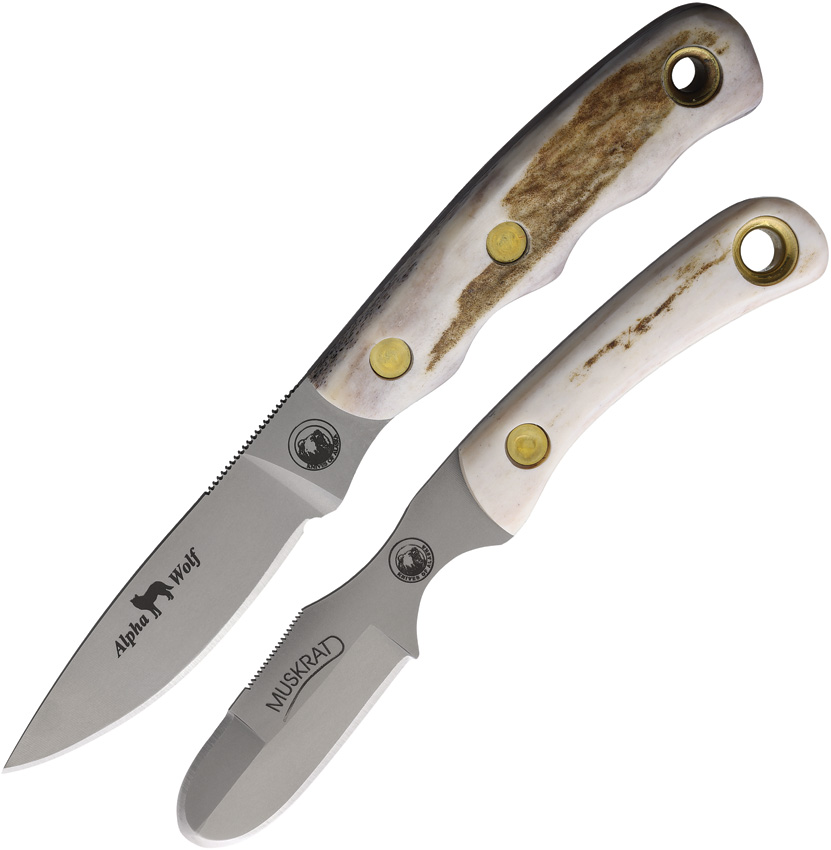 Knives Of Alaska Alpha Wolfe/Muskrat Combo Knives Of Alaska Alpha Wolfe/Muskrat Combo