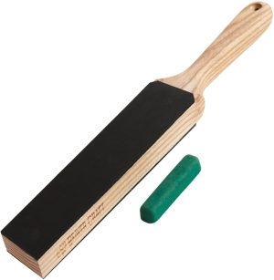 BEAVERCRAFT Leather Paddle Strop w/Comp