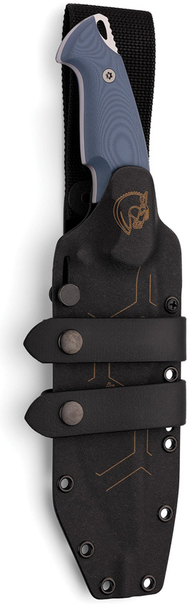 Hydra Knives Legio IX Fixed Blade Blue Hydra Knives Legio IX Fixed Blade Blue