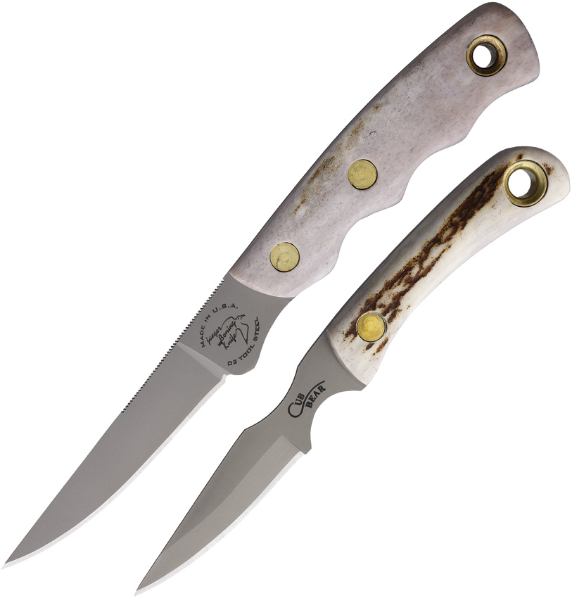 Knives Of Alaska Jaeger/Cub Combo Stag Knives Of Alaska Jaeger/Cub Combo Stag