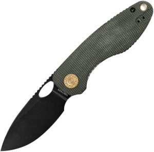Vosteed Acorn Linerlock Green Micarta