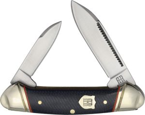 Rough Rider Mini Canoe Blue Denim Micarta