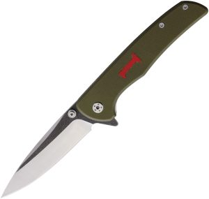 Rough Rider 1st Infantry Linerlock Grn G10