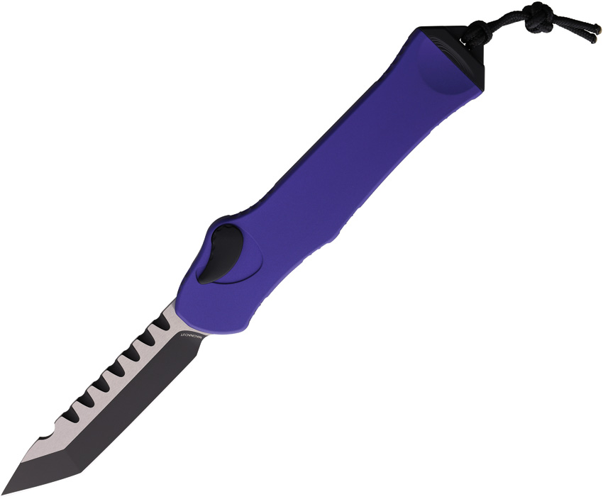 Heretic Knives Auto Hydra OTF Tanto Purple Heretic Knives Auto Hydra OTF Tanto Purple