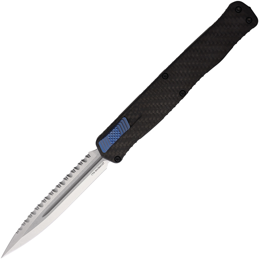 Heretic Knives Auto Cleric II OTF CF/Blue (4.25") Heretic Knives Auto Cleric II OTF CF/Blue (4.25")