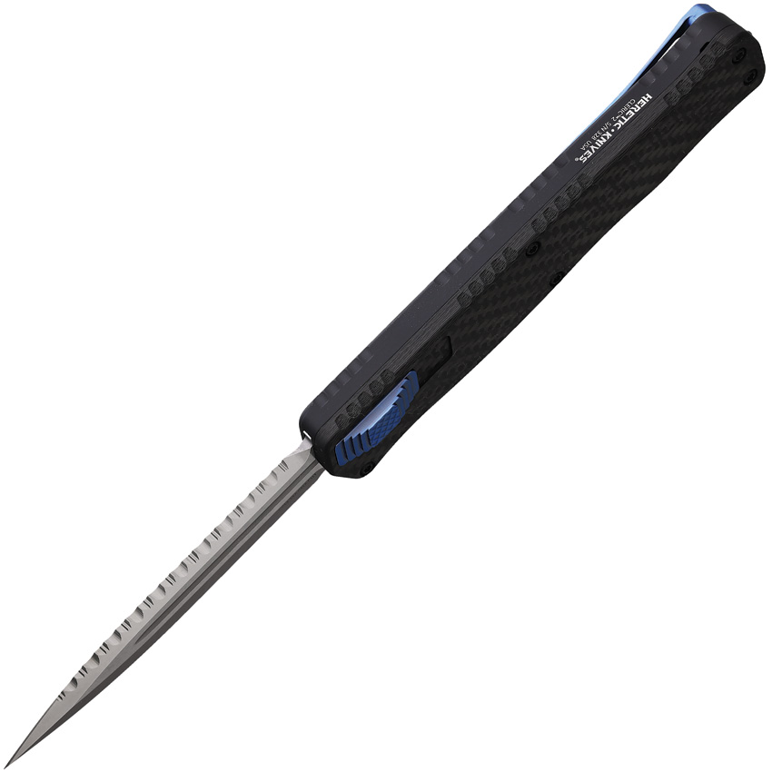 Heretic Knives Auto Cleric II OTF CF/Blue (4.25") Heretic Knives Auto Cleric II OTF CF/Blue (4.25")