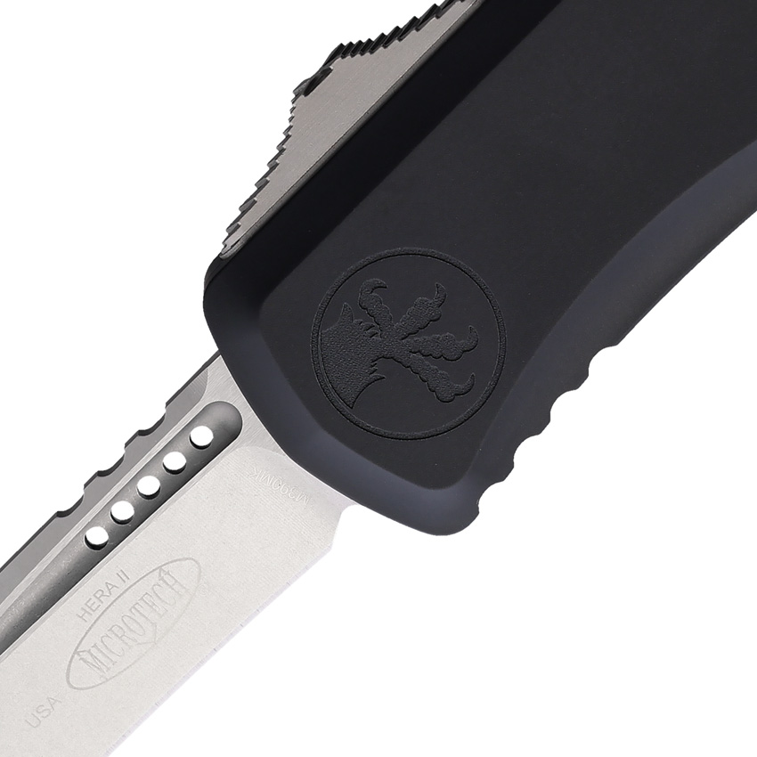 Microtech Auto Hera II OTF Recurve Black Microtech Auto Hera II OTF Recurve Black