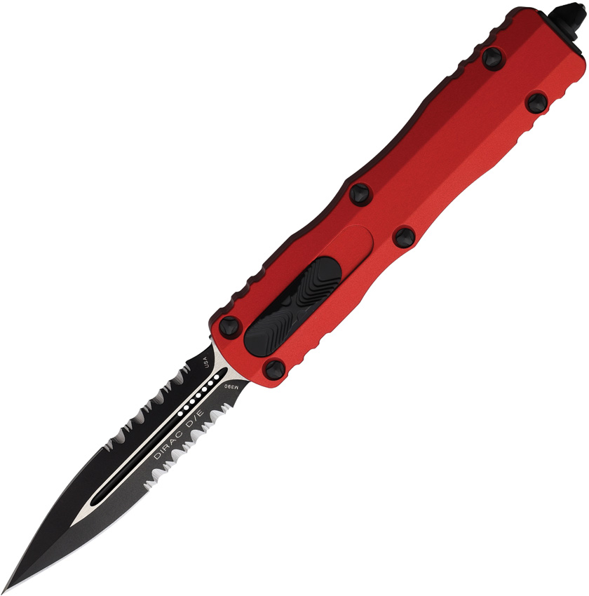 Microtech Auto Dirac D/E OTF FS Red Microtech Auto Dirac D/E OTF FS Red