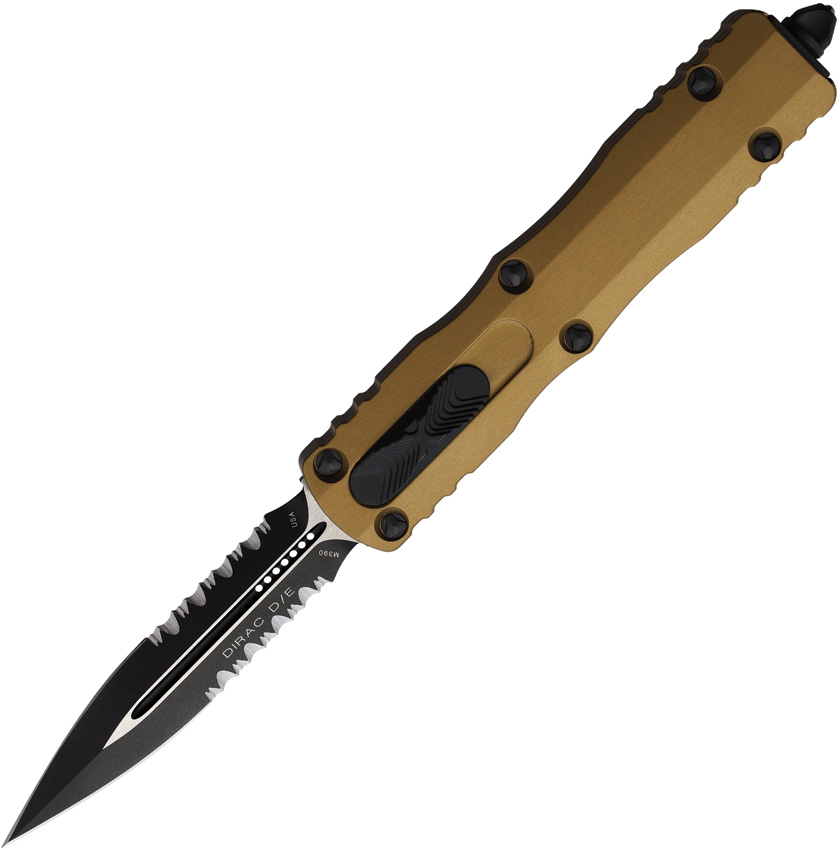 Microtech Auto Dirac D/E OTF Tan PS Microtech Auto Dirac D/E OTF Tan PS