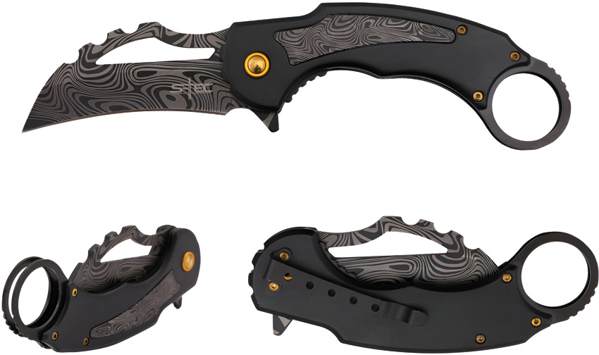 S-TEC Karambit Linerlock A/O Black S-TEC Karambit Linerlock A/O Black
