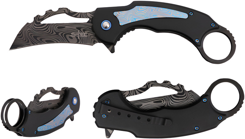 S-TEC Karambit Linerlock A/O Blue S-TEC Karambit Linerlock A/O Blue