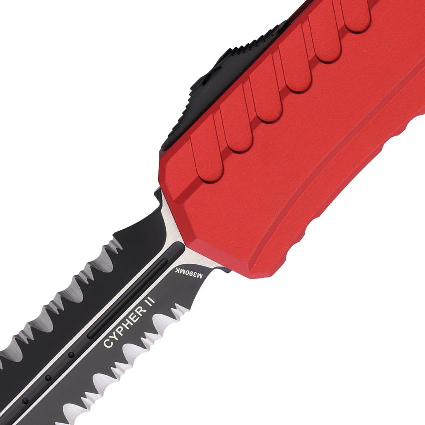 Microtech Auto Cypher II ,Microtech Auto Cypher II D/E, Microtech Auto Cypher II D/E OTF PS Red