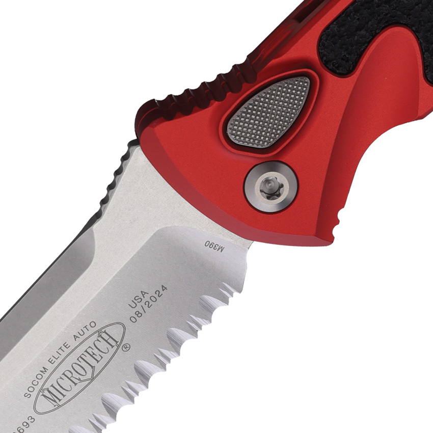 Microtech Auto Socom Elite Buttonlock Red Microtech Auto Socom Elite Buttonlock Red