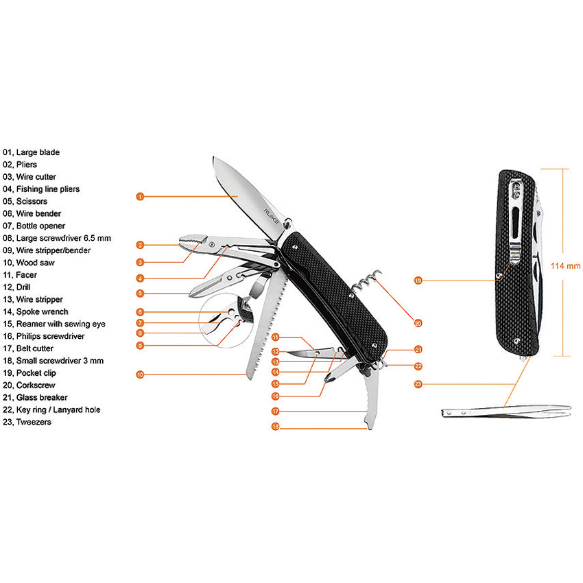 RUIKE L51 Large Multifunction Knife RUIKE L51 Large Multifunction Knife