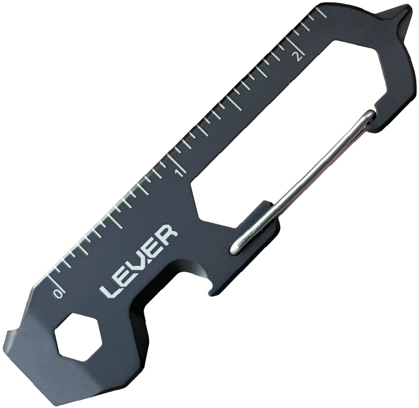 Lever Gear CLiP KT Keychain Tool Black Lever Gear CLiP KT Keychain Tool Black
