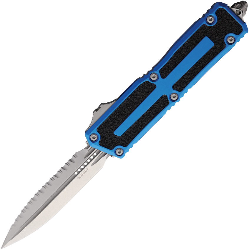 Microtech Auto Scarab II, Microtech Auto Scarab II, Microtech Auto Scarab II OTF D/E Gen III Blue