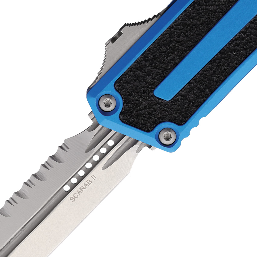 Microtech Auto Scarab II, Microtech Auto Scarab II, Microtech Auto Scarab II OTF D/E Gen III Blue