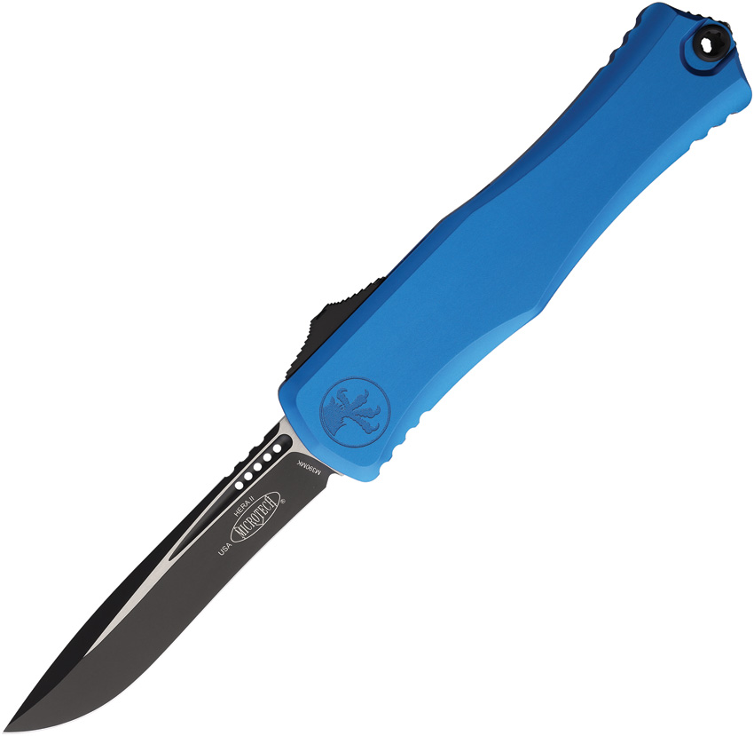 Microtech Auto Hera II, Microtech Auto Hera II OTF Recurve ,Microtech Auto Hera II OTF Recurve Blue