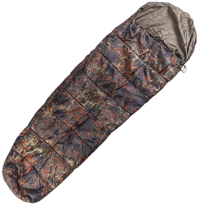Mil-Tec Sleeping Bag Flecktarn Com Mil-Tec Sleeping Bag Flecktarn Com
