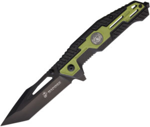 USMC Linerlock A/O Black/Green