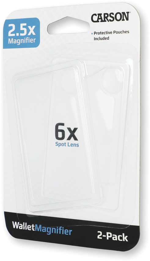 Carson Optics Twin Pack Pocket Magnifier Carson Optics Twin Pack Pocket Magnifier