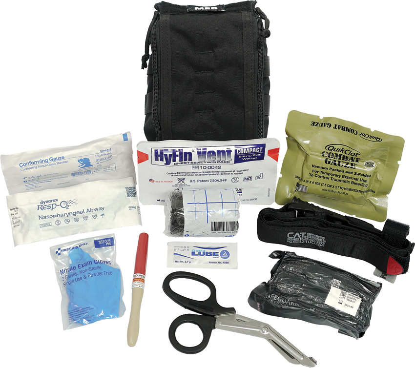 Elite First Aid Patrol Trauma Kit Pro Black Elite First Aid Patrol Trauma Kit Pro Black